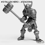 Tabletop Terrain Miniature #3 Fallen Hero - Attacking Red Church Bundle