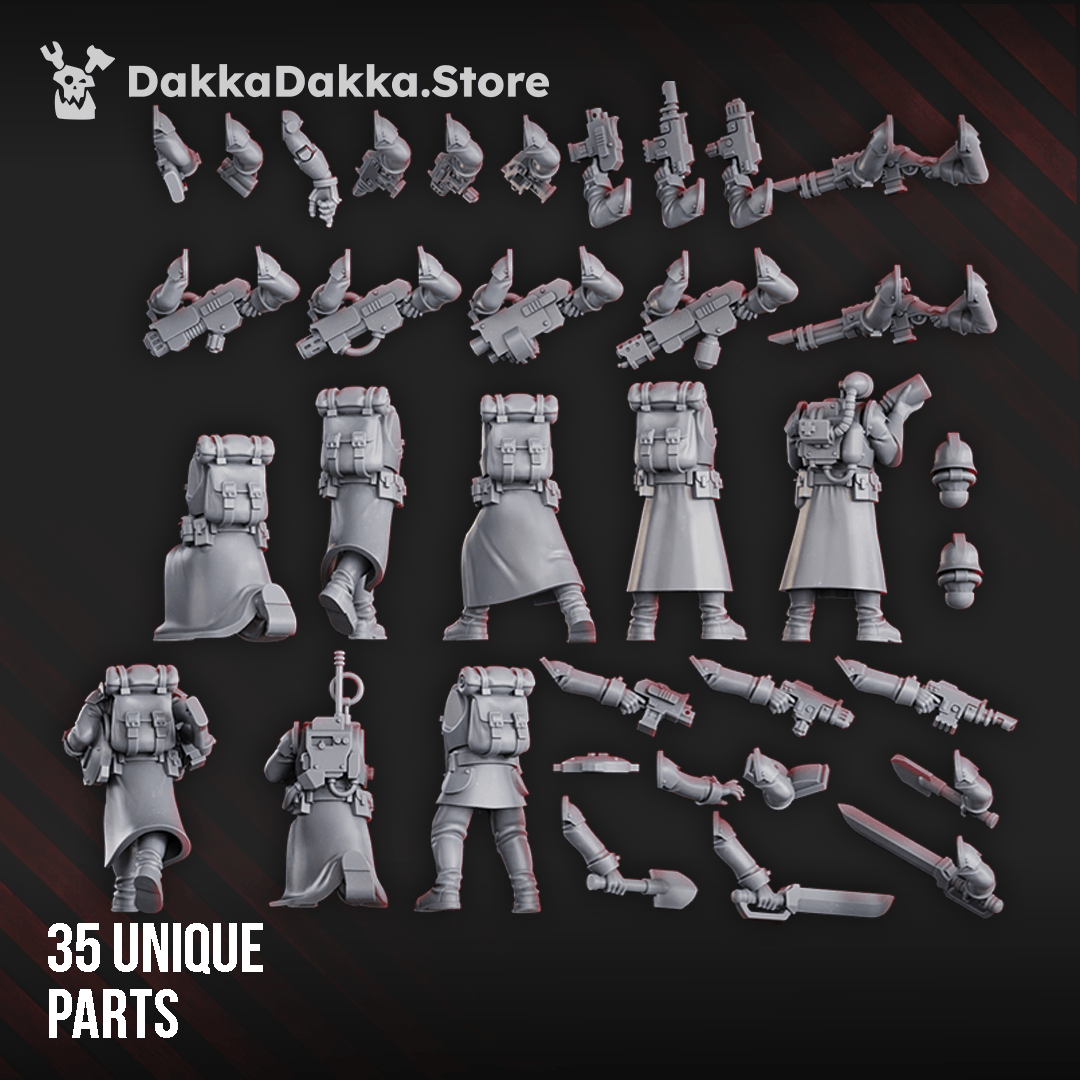 Tabletop Terrain Miniature 3rd Death Division (build kit)