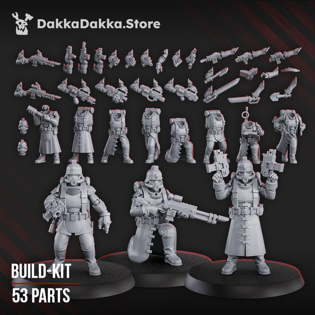 Tabletop Terrain Miniature 3rd Death Division (build kit)
