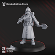 Tabletop Terrain Miniature 3rd Death Division Dual Shovel Warrior