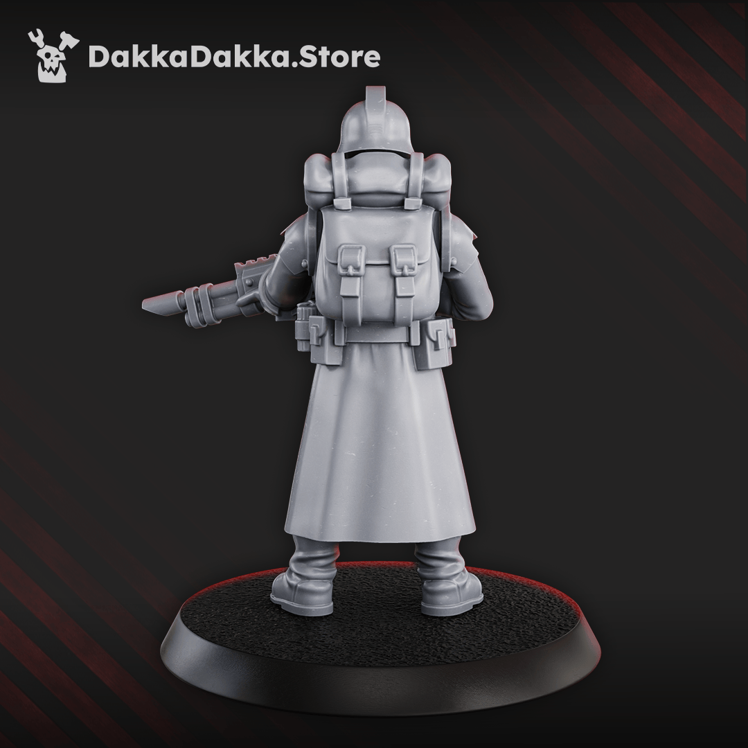 Tabletop Terrain Miniature 3rd Death Division Gunman