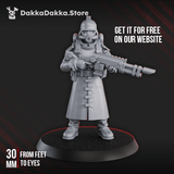 Tabletop Terrain Miniature 3rd Death Division Gunman