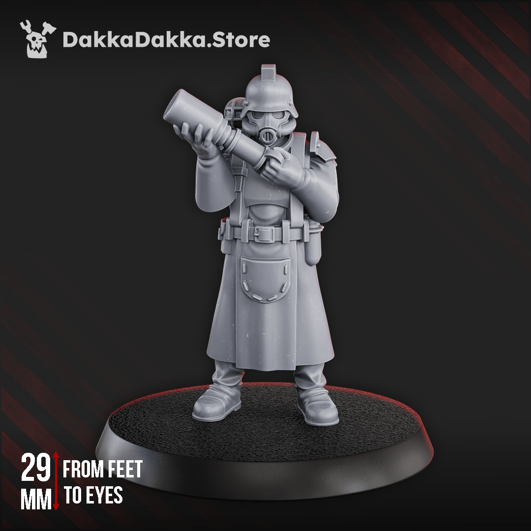 Tabletop Terrain Miniature 3rd Death Division Medic
