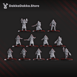 Tabletop Terrain Miniature 3rd Death Division Squad (x12)