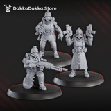 Tabletop Terrain Miniature 3rd Death Division Squad (x12)