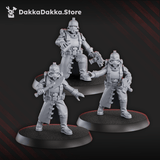Tabletop Terrain Miniature 3rd Death Division Squad (x12)
