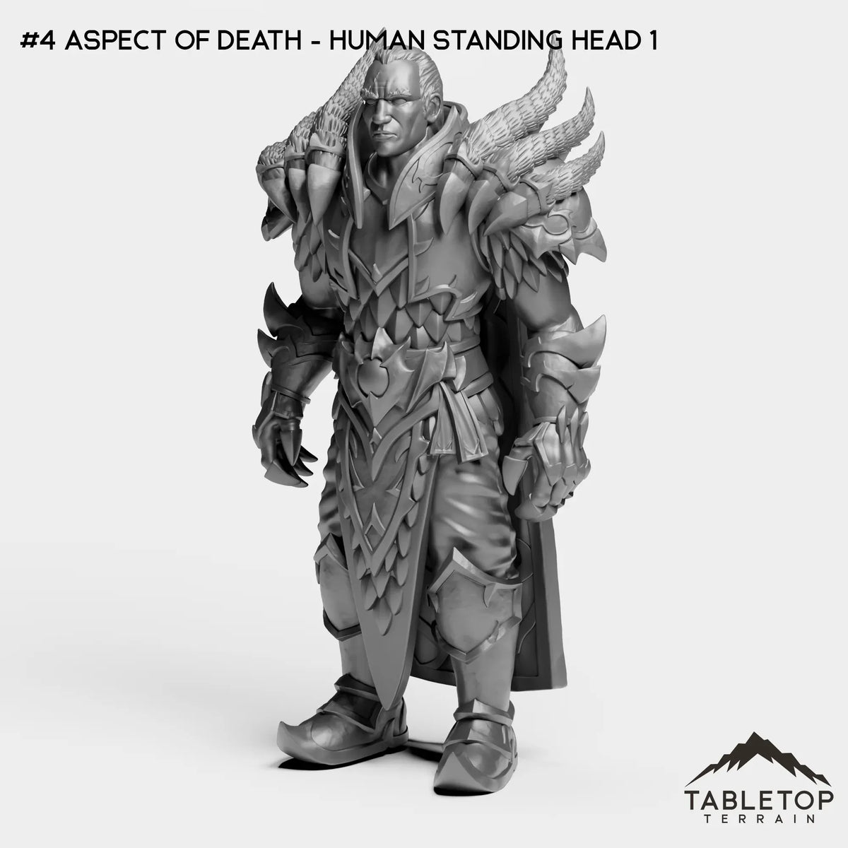 Tabletop Terrain Miniature #4 Aspect of Death - Human Standing head 1 Soul of the Beast Bundle