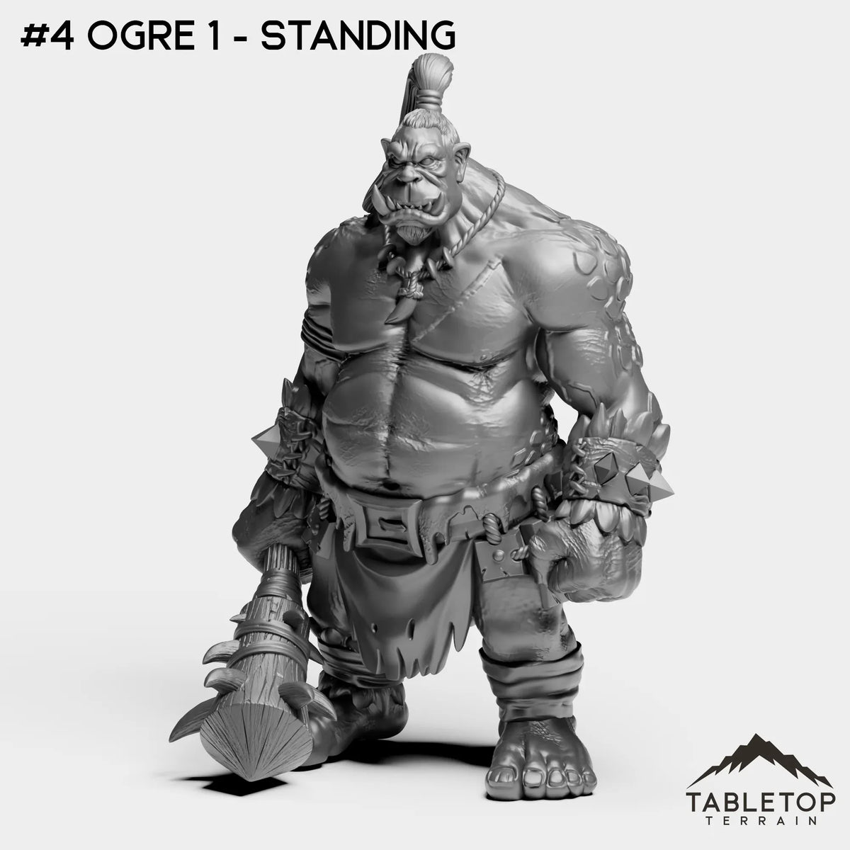 Tabletop Terrain Miniature #4 Ogre 1 - Standing Ogres Bundle