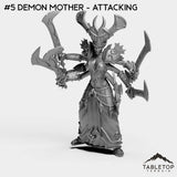 Tabletop Terrain Miniature #5 Demon Mother - Attacking Dark Temple Bundle