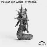 Tabletop Terrain Miniature #5 Naga Sea Witch - Attacking Nagas Bundle