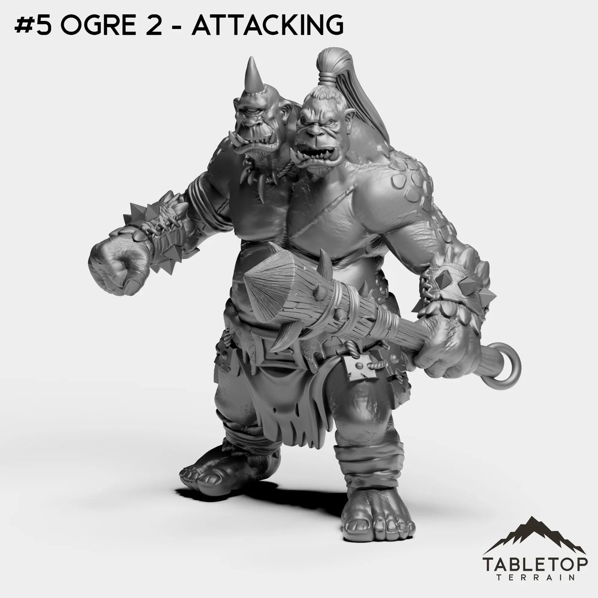 Tabletop Terrain Miniature #5 Ogre 2 - Attacking Ogres Bundle