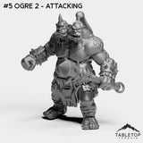 Tabletop Terrain Miniature #5 Ogre 2 - Attacking Ogres Bundle