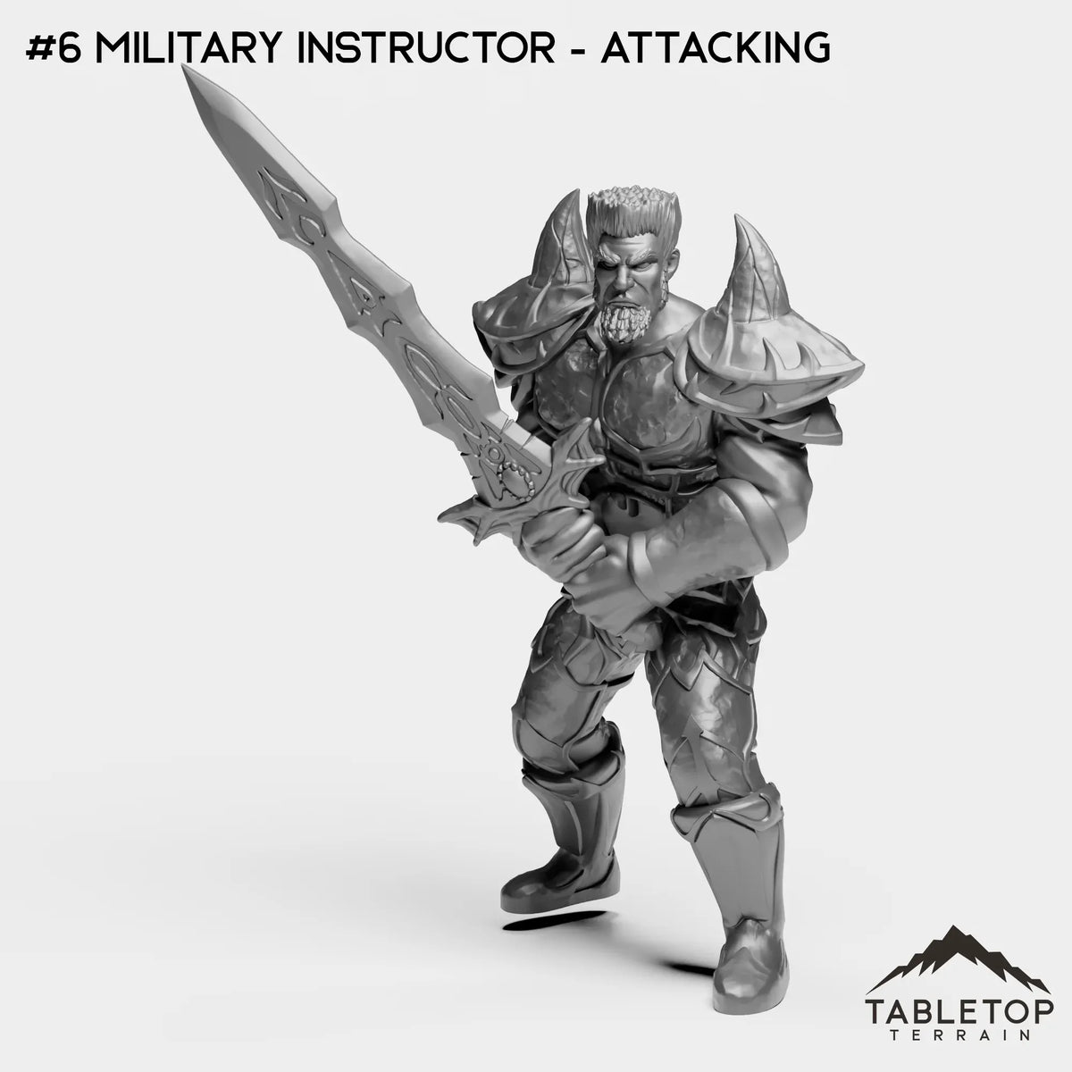 Tabletop Terrain Miniature #6 Military Instructor - Attacking Dungeon in the Sky Bundle