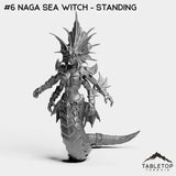 Tabletop Terrain Miniature #6 Naga Sea Witch - Standing Nagas Bundle