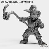 Tabletop Terrain Miniature #6 Panda Girl - Attacking Pandas Bundle