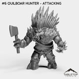 Tabletop Terrain Miniature #6 Quilboar Hunter - Attacking Kobolds and Quilboars Bundle