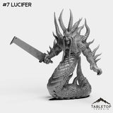 Tabletop Terrain Miniature #7 Lucifer Fiery Core Bundle