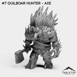 Tabletop Terrain Miniature #7 Quilboar Hunter - Axe Kobolds and Quilboars Bundle