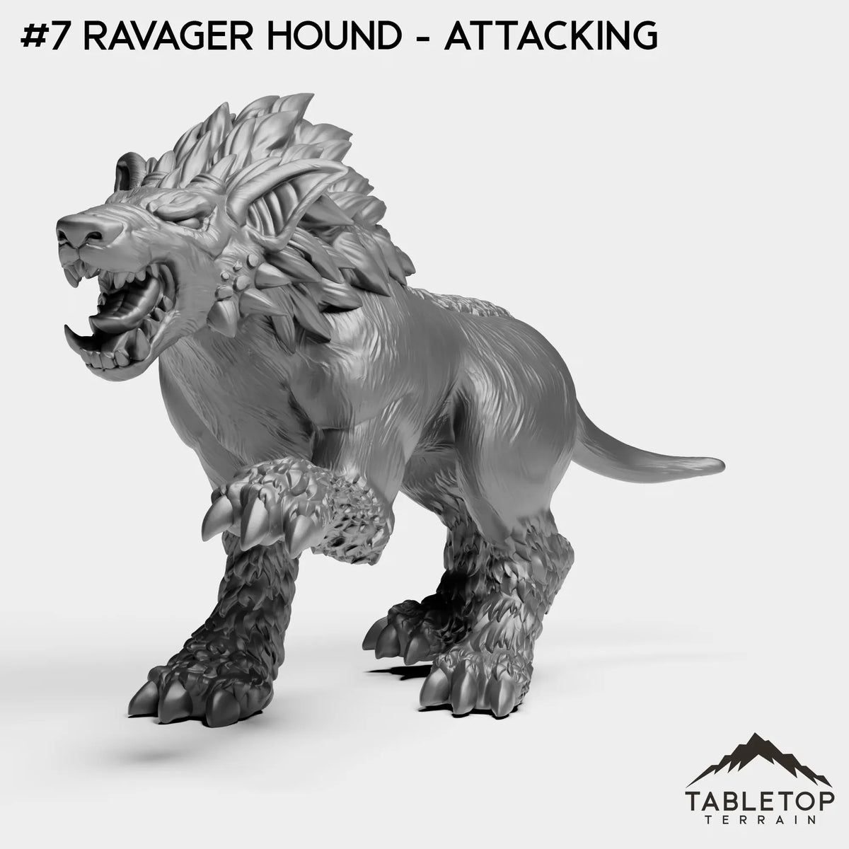 Tabletop Terrain Miniature #7 Ravager Hound - Attacking Sinister Spire Bundle