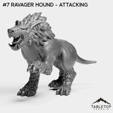 Tabletop Terrain Miniature #7 Ravager Hound - Attacking Sinister Spire Bundle