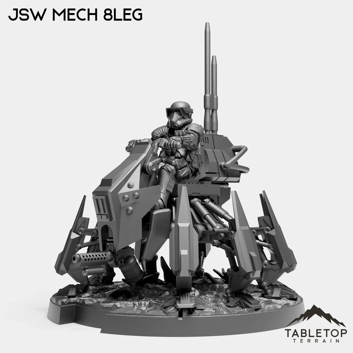 Tabletop Terrain Miniature 8 Legs Jungle Mech Kit