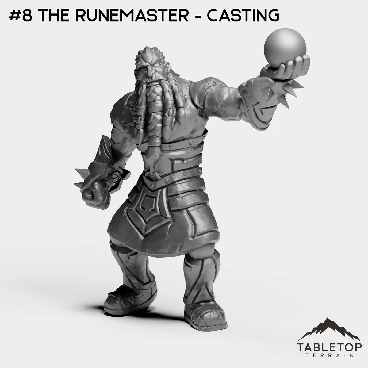 Tabletop Terrain Miniature #8 The Runemaster - Casting Titan Complex Bundle