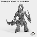 Tabletop Terrain Miniature #9 Elf Demon Hunter - Attacking Dark Temple Bundle