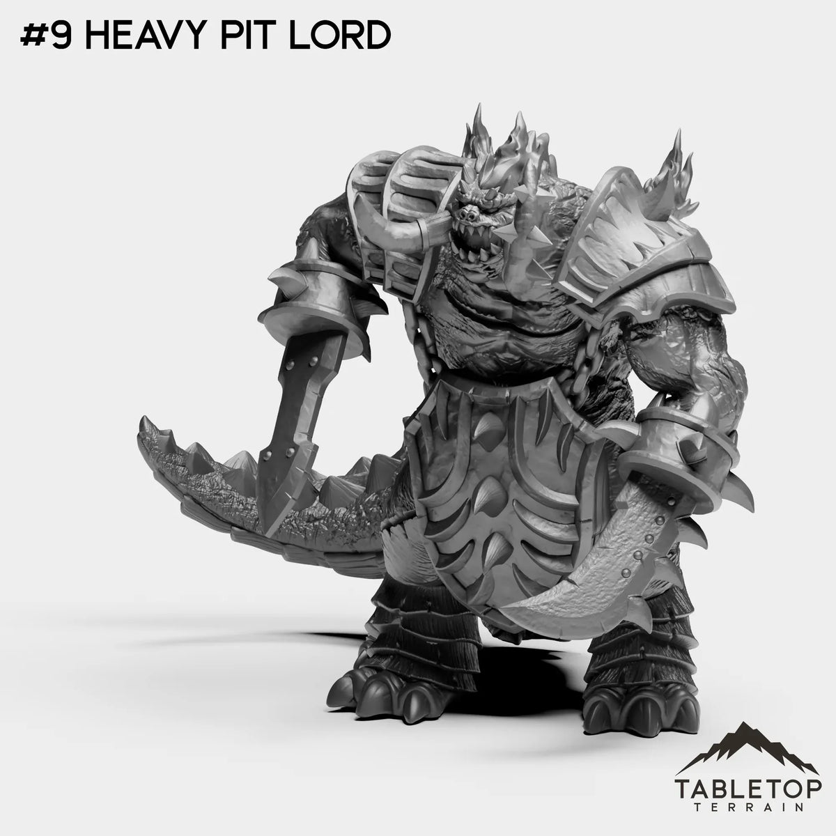 Tabletop Terrain Miniature #9 Heavy Pit Lord Bright Highland Bundle