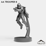 Tabletop Terrain Miniature AA Troopers