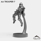 Tabletop Terrain Miniature AA Troopers