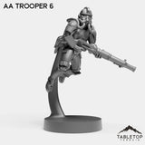 Tabletop Terrain Miniature AA Troopers