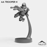 Tabletop Terrain Miniature AA Troopers