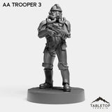 Tabletop Terrain Miniature AA Troopers