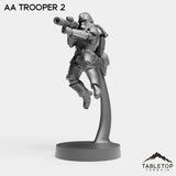 Tabletop Terrain Miniature AA Troopers