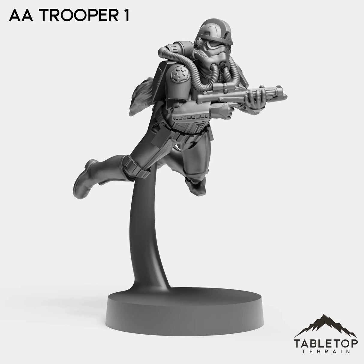 Tabletop Terrain Miniature AA Troopers
