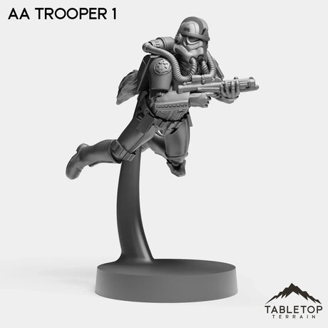 Tabletop Terrain Miniature AA Troopers