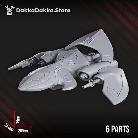Tabletop Terrain Miniature Aconite Heavy Fighter