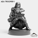Tabletop Terrain Miniature AEA Troopers