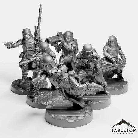 Tabletop Terrain Miniature AEA Troopers