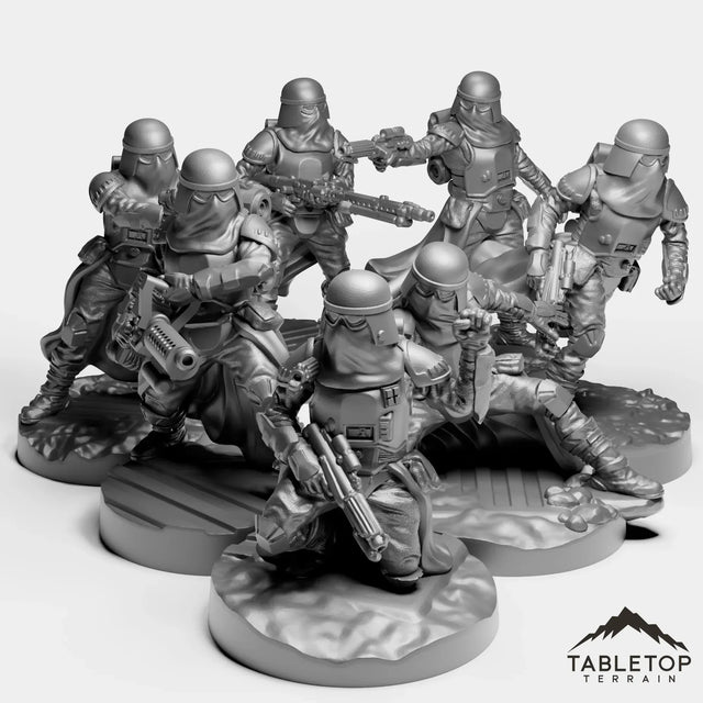 Tabletop Terrain Miniature AEA Troopers