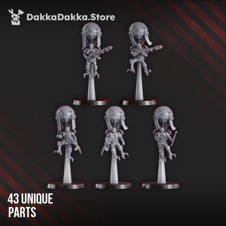 Tabletop Terrain Miniature Aerobellum Purgators / Aerobellum Pursuers (build kit)