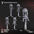 Tabletop Terrain Miniature Aerobellum Purgators (x5)