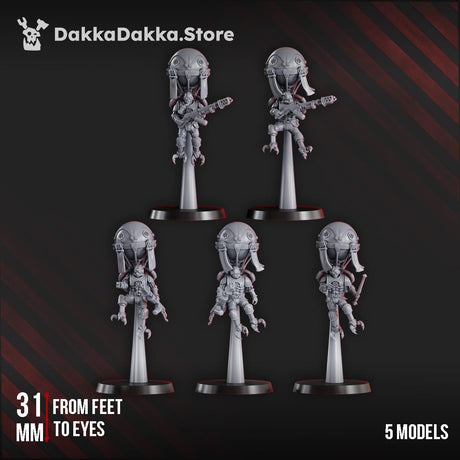 Tabletop Terrain Miniature Aerobellum Purgators (x5)