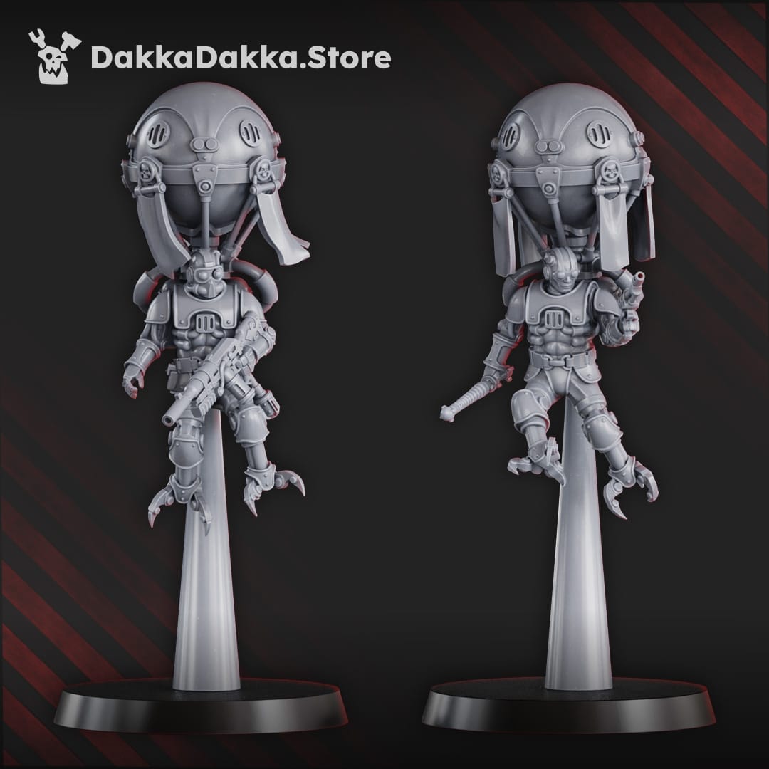 Tabletop Terrain Miniature Aerobellum Pursuers (x5)