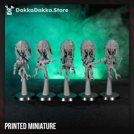 Tabletop Terrain Miniature Aerobellum Pursuers (x5)