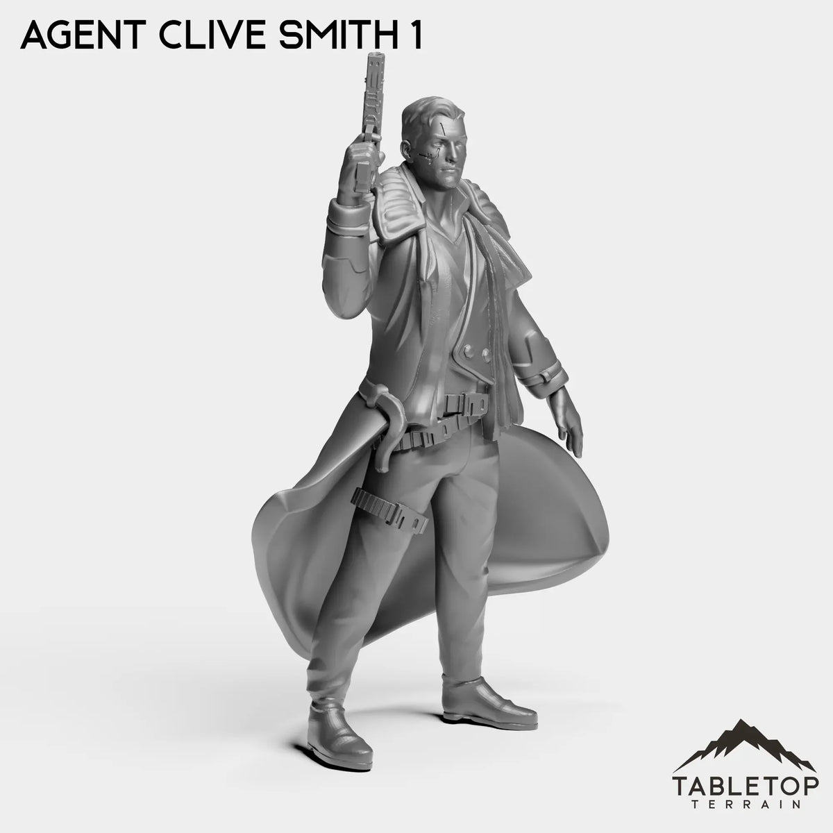 Tabletop Terrain Miniature Agent Clive Smith - CEO