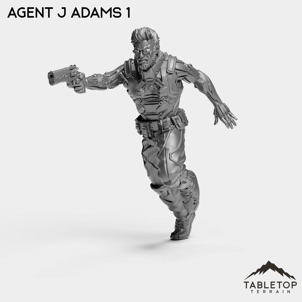 Tabletop Terrain Miniature Agent J Adams 1 Agent J Adams - Division Ex