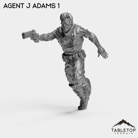 Tabletop Terrain Miniature Agent J Adams 1 Agent J Adams - Division Ex
