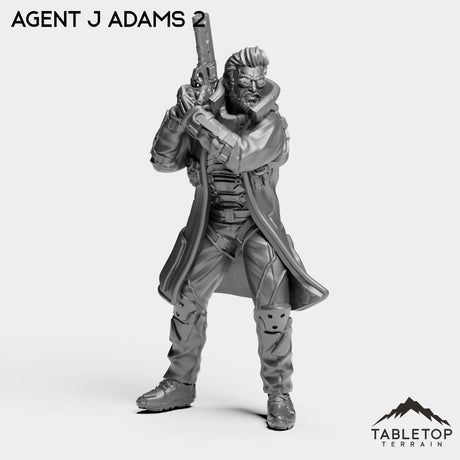 Tabletop Terrain Miniature Agent J Adams 2 Agent J Adams - Division Ex