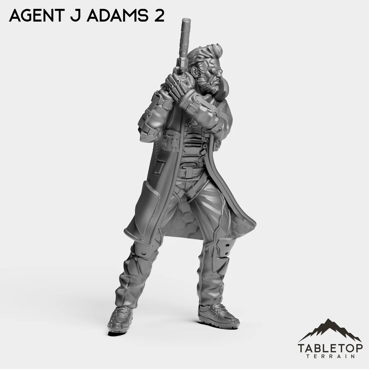 Tabletop Terrain Miniature Agent J Adams - Division Ex